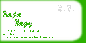 maja nagy business card